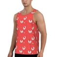 thumbnail image 2 of Zufioo Cartoon Rooster Print Men's Vest, Sleeveless Quick-drying Muscle T-shirt, Suitable for Sports Fitness, Home Leisure Wear-Small, 2 of 7