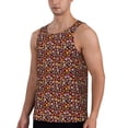 thumbnail image 2 of Picia 70s Groovy Hippie Retro Printed Men’s Performance Tank, Men's Workout Tank Top Moisture-Wicking Tank Top Muscle tee, Breathable Workout Shirt-4X-Large, 2 of 7