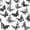 Black, variant on 48pcs 3D Butterfly Wall Stickers, Home Decor Ornaments, Party Balloon Decoration Accessories, DIY Craft Supplies for Bouquet Floral Art Gift Arrangement, Shimmery Glitter Self Adhesive Plastic Butter