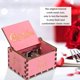 thumbnail image 4 of Caja de música manual de madera retro Adornos de regalo de cumpleaños de estilo de niña de belleza rosa Ndcxsfigh  Nuevos Originales, 4 of 8