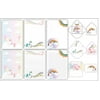Unicorn Writing Paper and Envelopes, Children's Letter Writing, 3 Different Designs, Unlimited Print, Ready to Print - FSP05