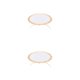 thumbnail image 1 of Wosthever Soporte para pasteles Postre Cupcake Snacks Cookie Muffin Holder Festival Fiesta de cumpleaños Decoración Bandeja Home Bar Reutilizable Blanco 2piezas Wosthever CBP308383, 1 of 6