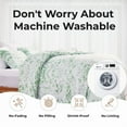 thumbnail image 3 of JUSTLET Duvet Cover Set Full Size, 3 Piece Comforter Cover with Pattern, Soft Bedding Set with 1 Duvet Cover and 2 Pillow Shams, Plain Petals, 3 of 8