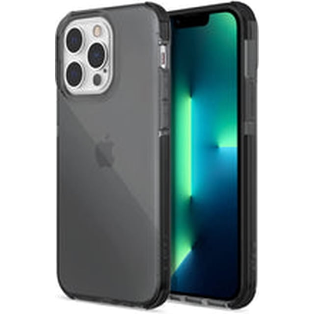 Funda Uso Rudo Transparente Raptic Clear Para iPhone 13 Pro Max Smoke
