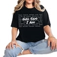 thumbnail image 3 of God Says I Am T-Shirt – Christian Faith Affirmation Shirt, Religious Bible Verse Tee, Inspirational Unisex Cotton Top, 3 of 6