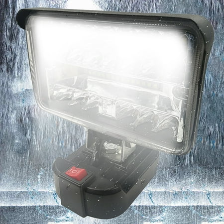 

LED Work Light for Makita 18V Lithium Batteries Super Bright IP66 Waterproof Adjustable Jobsite Light Portable Handheld Flashlight for Camping Hiking Emergency