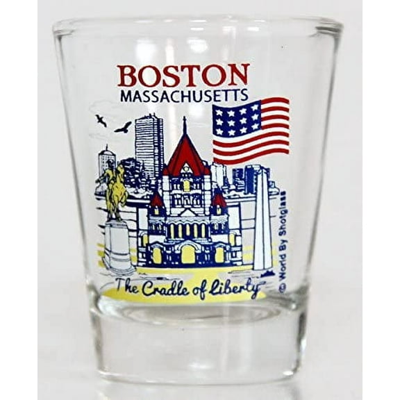 Boston Massachusetts Great American Cities Collection Shot Glass