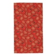 thumbnail image 1 of Fotbe Tomatoes Toalla Premium con Patrón, Toalla de Microfibra de Secado Rápido, Ligera y Altamente Absorbente (27.5x16in), Ideal para Uso Diario, 1 of 6