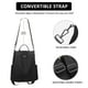 thumbnail image 4 of Fmeida Mochila monedero para mujer antirrobo bolsa de viaje convertible moda mochila casual bolso de hombro, 4 of 5