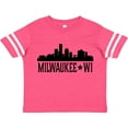 thumbnail image 3 of Inktastic Milwaukee Wisconsin City Skyline Boys or Girls Toddler T-Shirt, 3 of 5