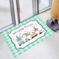 thumbnail image 4 of CoreLiving Spring Doormat for Outdoor Entrance Absorbent Non Slip Coir Rug with Easter Floral Bunny Design Happy Easter Welcome Mat for Front Porch Patio Decor Indoor Home Kitchen Entryway 16"x24", 4 of 8