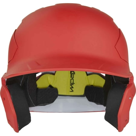 Rawlings Mach Carbon One-Tone Matte Alpha-Sized Helmet | Scarlet | Small