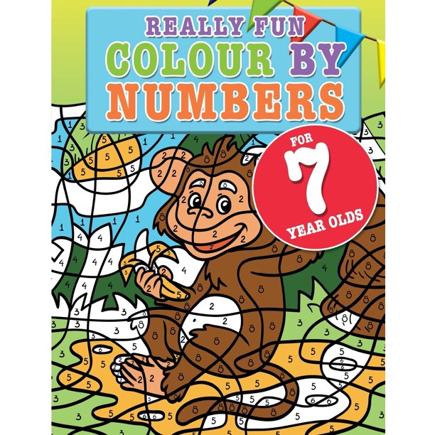 Really Fun Colour By Numbers For 7 Year Olds A fun & educational