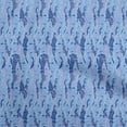 thumbnail image 1 of oneOone Cotton Poplin Twill Medium Blue Fabric Tropical Diy Clothing Quilting Fabric Print Fabric By Yard 56 Inch Wide, 1 of 5