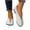 White, variant on Busydd Flats for Women Trendy Round Toe Zipper Slip on Shoes Women Casual Comfortable Solid Color Women Shoes 7.5