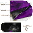 thumbnail image 6 of Purple Rose Area Rugs 3'x5', Washable Small Throw Rugs for Living Room Bedroom, Abstract Spring Flowers Vintage Black Indoor Outdoor Rug Non-Slip Low Pile Carpet Runner Reversible Floor Mats, 6 of 8