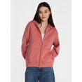 thumbnail image 5 of Scenario Women's and Women's Plus Zip Front Fleece Hoodie Jacket, Sizes XS-4X, 5 of 6