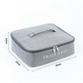 thumbnail image 2 of Sack Food Handbags Case High Capacity for Travel Work School Picnic - gray, 2 of 5