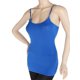 thumbnail image 5 of Blue Plain Cotton Unicolor Women Adjustable Shoulder Straps Tank Top Camisole US 2-6 Soledad none, 5 of 10