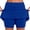 Blue, variant on Elastic Skorts for Women, Women's Casual Athletic Tennis Skirts, Sports Lightweight Golf Workout Skort (Dark Purple, XXL)