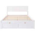 thumbnail image 3 of Full Wood Bed Frame with Sliding Storage Drawers Platform Bed with Large Storage Space, 3 of 7