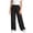 Black2, variant on Khunlpohl Kid's Cargo Pants Drawstring Elastic Waisted Solid Color Lounge Pant with Pockets Casual Hiking Baggy Trousers