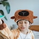 thumbnail image 4 of Lindo gorro de peluche con orejas de oveja, gorro de invierno para disfraz de oveja, gorro de cosplay para fotografía, accesorio para fiesta de invierno, 4 of 7