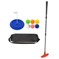 thumbnail image 3 of Putter de golf, palo de golf para ambas manos, golf de 3 secciones de longitud ajustable Rojo, 3 of 8