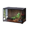 REPTIZOO Reptile Glass Terrarium, Double Hing Doors with Screen Ventilation Knock Down Terrarium 36"×18"×24"