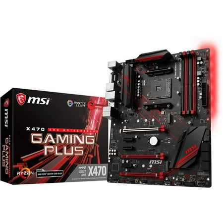 MSI Motherboard X470 GAMING PLUS - X470GPLUS (Best Motherboard For Fx 8350 Gaming)
