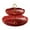 Red, variant on WeiLaiKeQi Fruit Plate Food Storage Organizer Cake Stand for Wedding Entertaining Snack 3 Tier