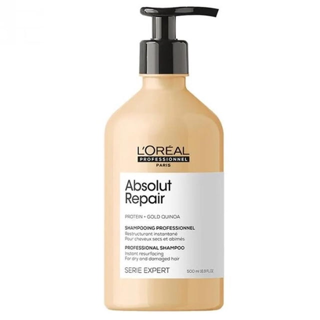 Loreal Shampoo Absolut Repair Protein + Gold Quinoa 500 Ml LOREAL Shampoo