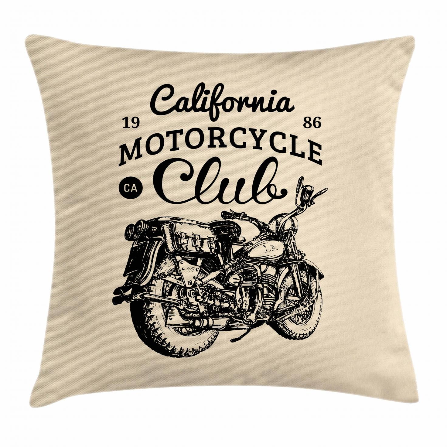Pillows Cool Motorbikes Motorcycles Cushion Cover 16x16 Pillows