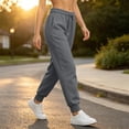 thumbnail image 4 of VV AVEORS Baggy Sweatpants For Women Casual Workout Athletic Joggers Comfy Straight Leg High Waisted Lounge Pants Fall 2026 Dark Gray XL, 4 of 7