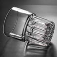 thumbnail image 7 of Clear Drinking Glasses, Stackable Striped Thick Glass Tumble for Water, Juice, Beverage, Milk, Coffee, Cocktail, 7 of 7