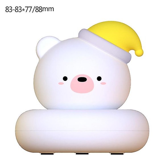 Veilleuse à Intensité Variable pour Enfants Lampe Rechargeable Usb Interrupteur Contrôle Tactile Mignon Dessin Animé Chevet Chambre d'Enfant