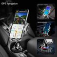 thumbnail image 2 of Car Cup Holder Phone Mount Adjustable Automobile Cup Holder Smart Phone Cradle Car Mount for iPhone 13 Pro/XR/XS Max/X/8/7 Plus/6s/Samsung S10+/Note 9/S8 Plus/S7 Edge(Grey), 2 of 6