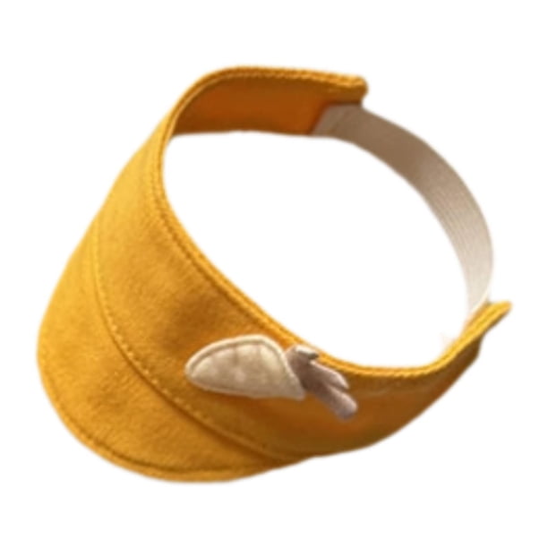 Gorro de muñeco de peluche, tocados de muñeca, accesorios bonitos para fotos, toque educativo para niñas pequeñas, muñeco con colgante, sombrero, disf Amarillo