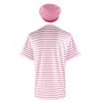 thumbnail image 3 of Barbie camiseta de manga corta a rayas rosa + sombrero disfraz de Halloween Cosplay, 3 of 4