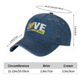 thumbnail image 5 of Baseball Softball Baseball Cap Vintage Soft Washed Denim,Golf Dad Hat Adjustable Trucker Hats for Men Women Unisex Adult,Navy Blue, 5 of 6