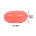 thumbnail image 3 of Glow in the Dark Garden Rocks, 20 Pack Large Plastic Decorative Pebbles for Yard, Vase and Walkway, Orange, 3 of 6