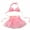 Pink, variant on BemeyourBBs Toddler Baby Girl 2 Piece Swimsuit Summer Bikini Set Little Girl Bathing Suit Swimwear Pink 3D Floral Halter Bikini Top and Tutu Skirt with Liner Panty Beachwear