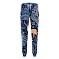 thumbnail image 5 of IROINNID Men's Pants Relaxed Cigarette Christmas Warm Trousers Print Elastic Waist Pants, 5 of 5