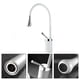 thumbnail image 3 of Steel Mixer Tap with Rotation Spout for Kitchen or Bathroom Sink in White, 3 of 5