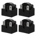 thumbnail image 1 of HLONK 4 Pcs Power Machine Insert Freezer Mini Refrigerator Parts Fridge Relay Black, 1 of 8