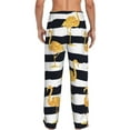 thumbnail image 3 of Fotbe Men'S Gold Flamingoclassic Pajama Pants With Elastic Waist And Drawstring Pockets，Pajama Pants Mens Lounge Pants Super Soft, 3 of 9