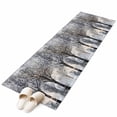 thumbnail image 2 of 2'x6' Rug Runners for Hallways Kitchen, Black Grey Forest Non Slip Entryway Beside Floor Carpet Runner, Vintage Watercolor Tree Tunk Washable Laundry Room Bedroom Throw Rugs Mat for Family Pet, 2 of 8