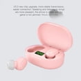 thumbnail image 4 of Auriculares inalámbricos Bluetooth con estuche de carga y micrófono para trabajar en color rosa, 4 of 8