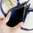 thumbnail image 6 of Tory Burch Women's Ella Nylon Extra Small Top Zip Crossbody Bag Purse (Tory Navy), 6 of 9