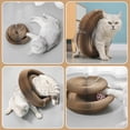 thumbnail image 6 of Kitty Kurlz, Magic Organ Cat Scratching Board Toy with Balls Bells,Made of Recyclable Corrugated Cardboard,Interactive Mental Physical Exercise Cat Toys for Indoor Cats(Brown), 6 of 6